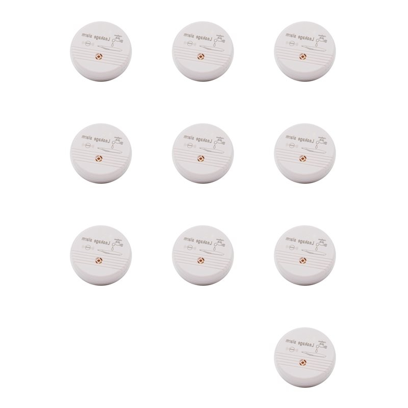 Home Security Alarm System - 10X Wasserüberlauf-Leckage-Alarmsensor 90Db Wasserstandsalarm Leckage-Überschwemmungserkennung Haussicherheits-Alarmsystem-ELEC