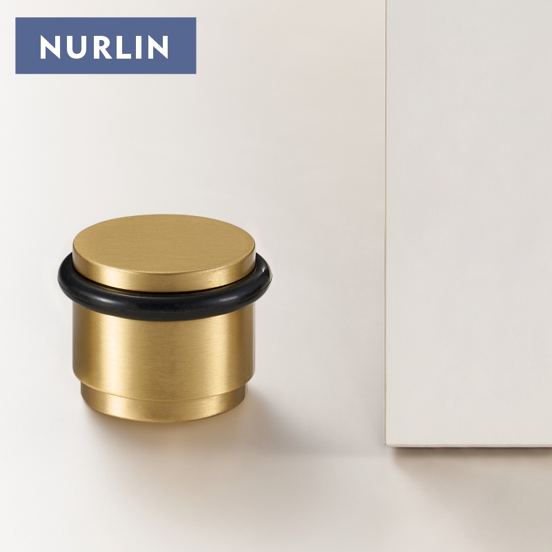 Door Chain Guard - Nurlin Messing Robuster, neuer Struktur-Türstopper für