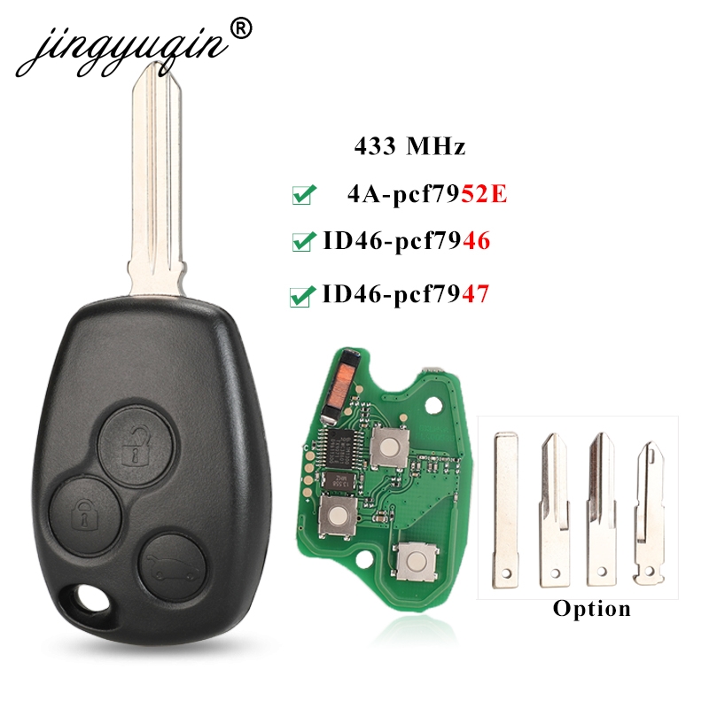 Keypad Alarm Panel - jingyuqin 10pcs 3BTN Auto Fernbedienung Schlüssel