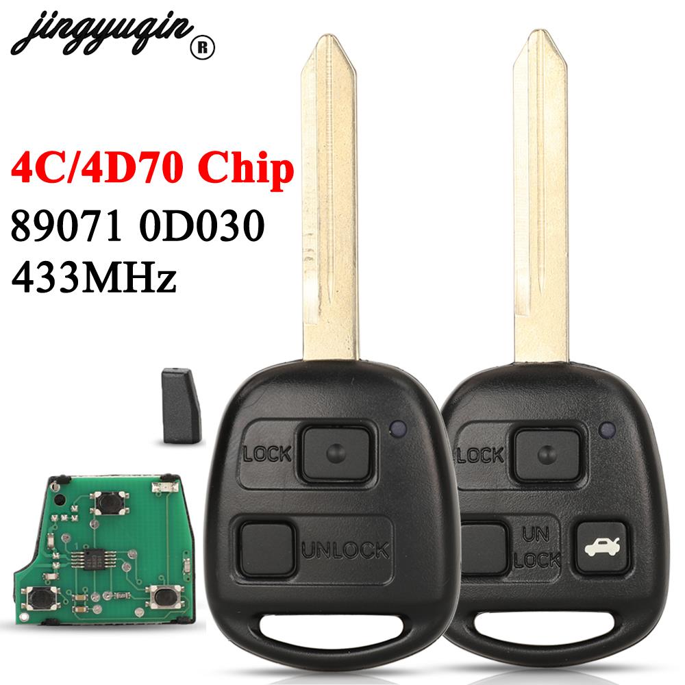 Keypad Alarm Panel - Jingyuqin 89071-0D030 Fernbedienung Autoschlüssel Alarm 433MHZ
