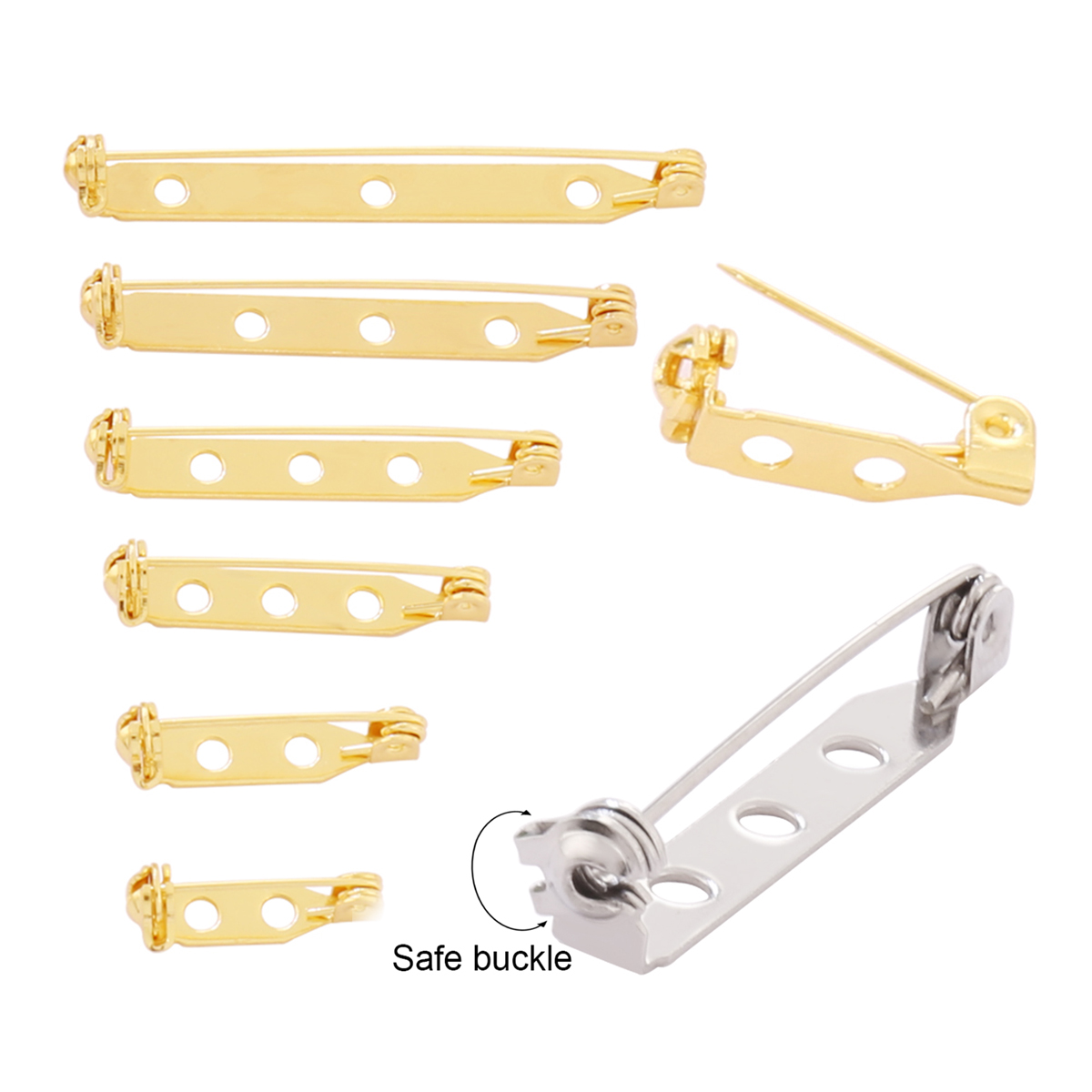 Home Security Safe - 10 stücke 17-45mm Brosche Clip Basis