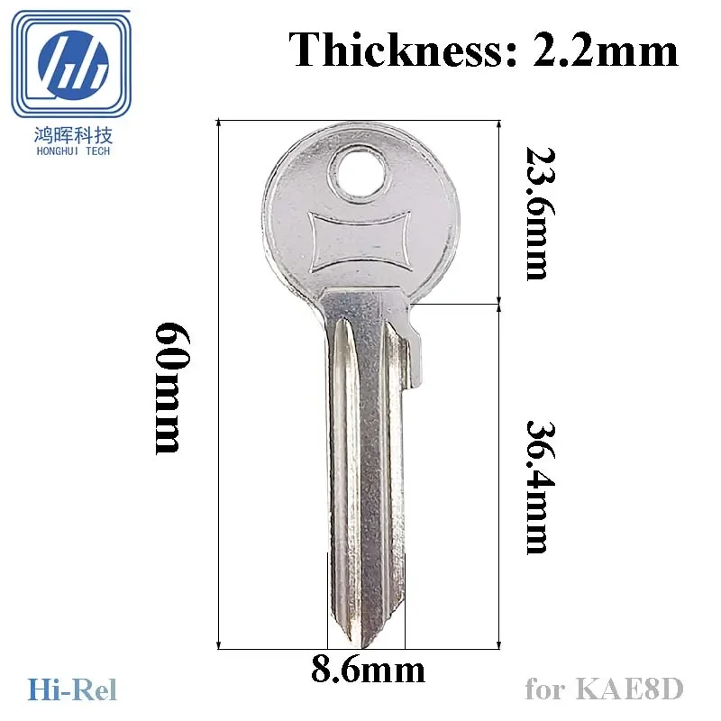 Home Security Safe - 5-100 Stück für Kale KAE8D Rohschlüssel,