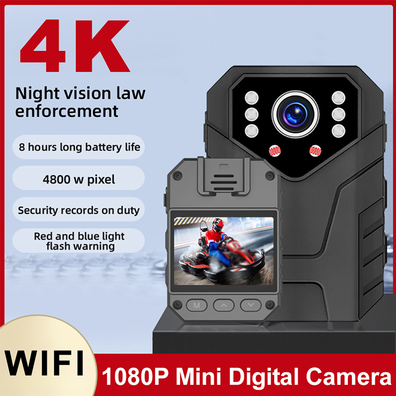 Home Security Upgrades - 1080P Full HD Mini-Kamera mit 2-Zoll-Bildschirm,
