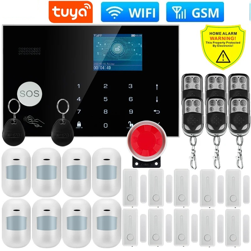 Home Zone Security App - W7B Drahtlose Wired Alarm System für