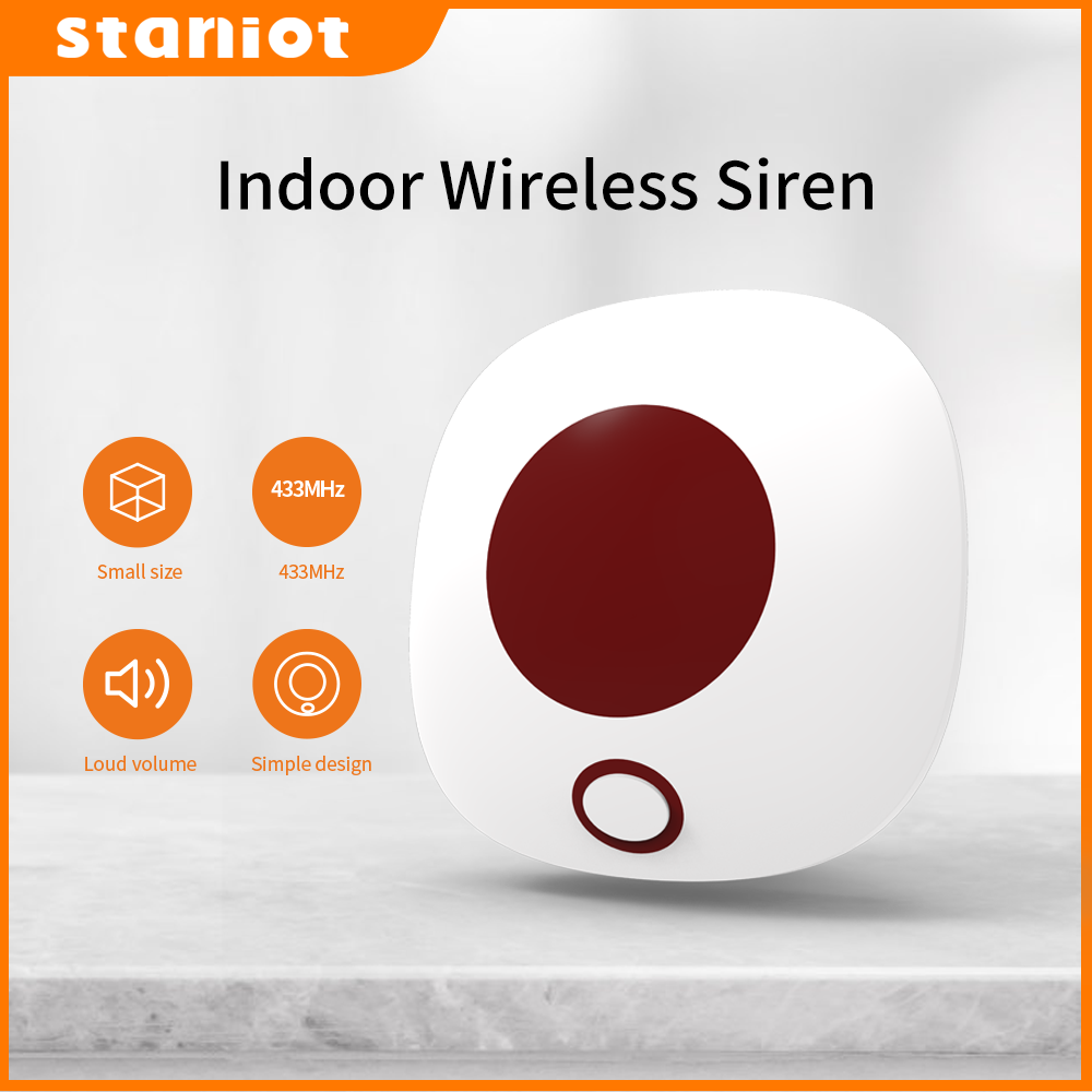 Sim Gsm Alarm - Staniot Indoor Drahtlose Sirene 433Mhz Einbrecher