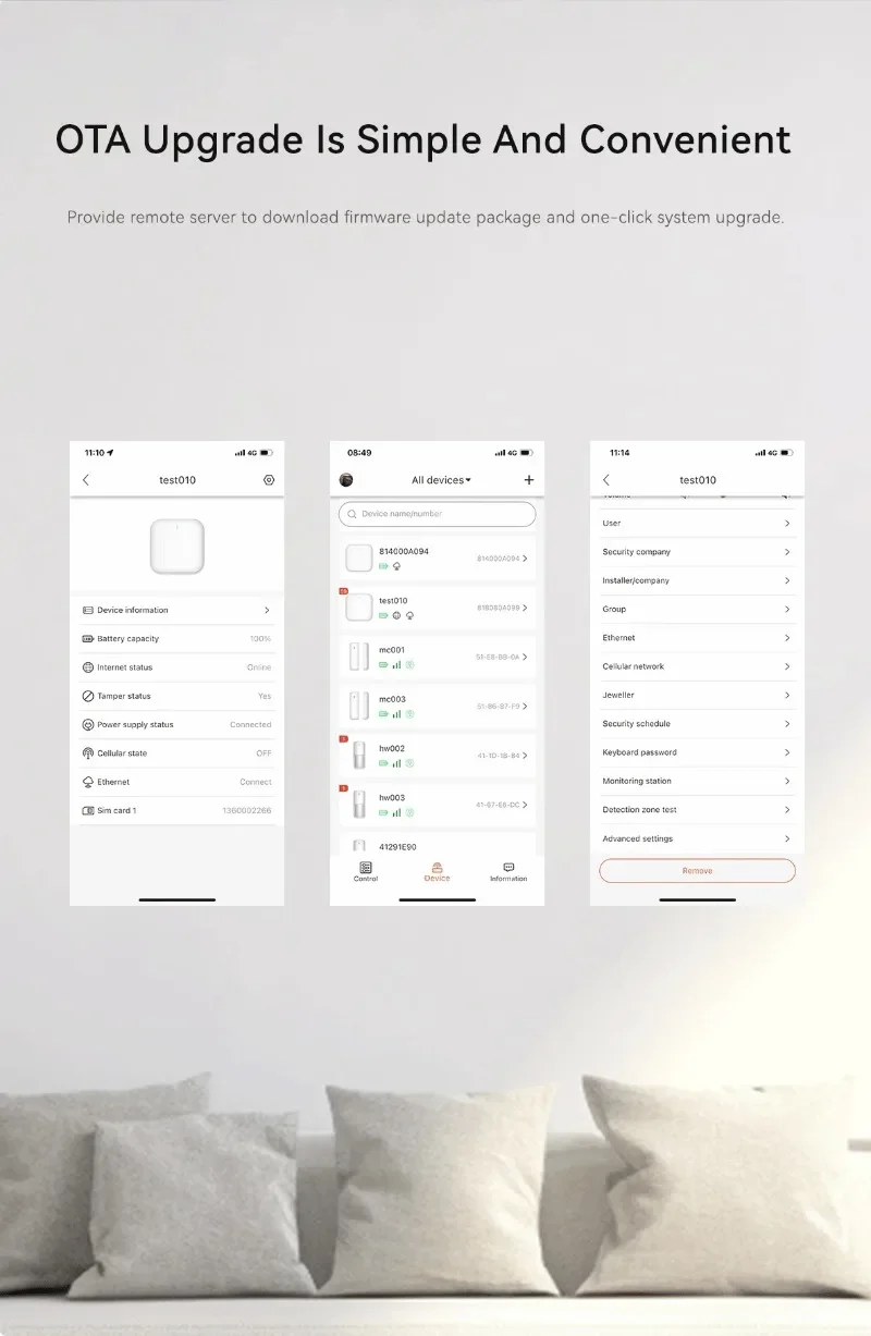 Home Zone Security App - Intelligentes Einbruchmelde-System für Smart Homes, 100-Zonen-Set