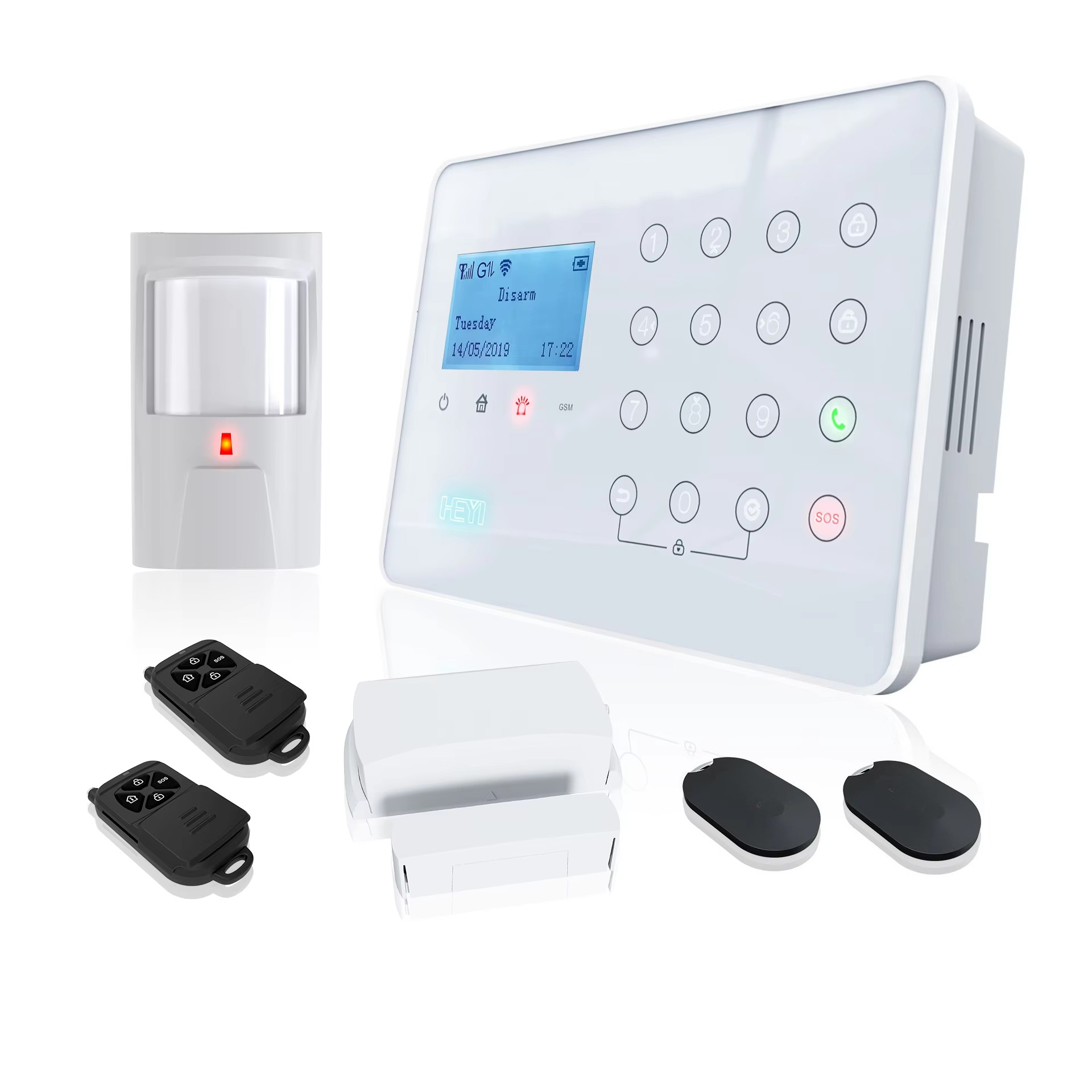 Home Security Alarm System - Alarmsystem Drahtlose Sicherheitssysteme für Zuhause im