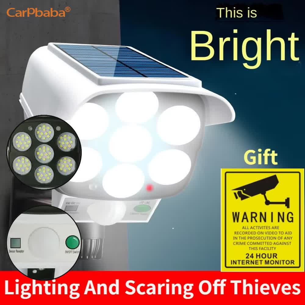 Home Security Wireless Cameras - Outdoor Solar Licht Motion Sensor Sicherheit