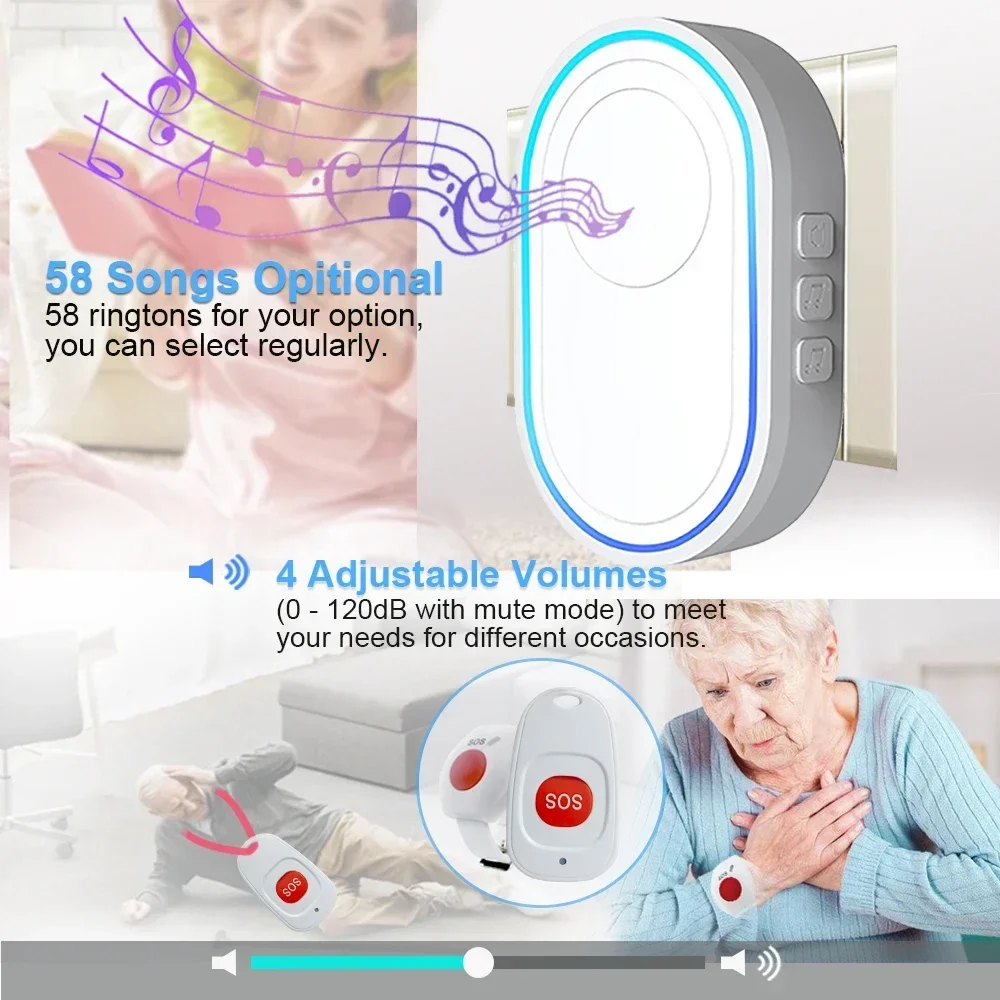 Topvico Drahtloser Pflegepager – Home Security Upgrades Bewertung und Preis