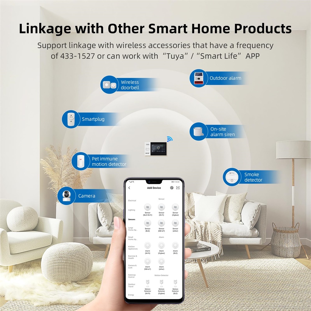 2,4G WIFI Smart GSM Alarmsyste – Sim Gsm Alarm Bewertung und Preis