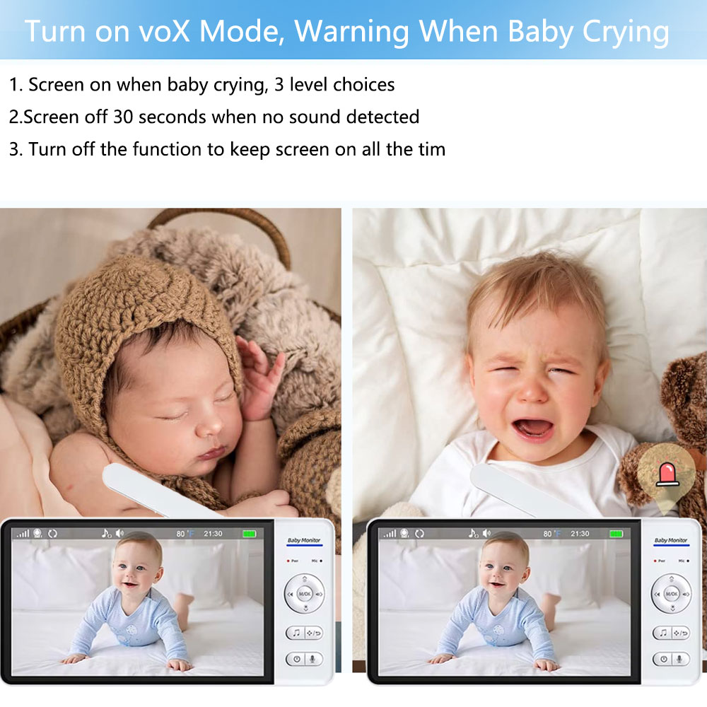 7,0-Zoll-Bildschirm Babyphone  – Home Security Cameras Uk Bewertung und Preis