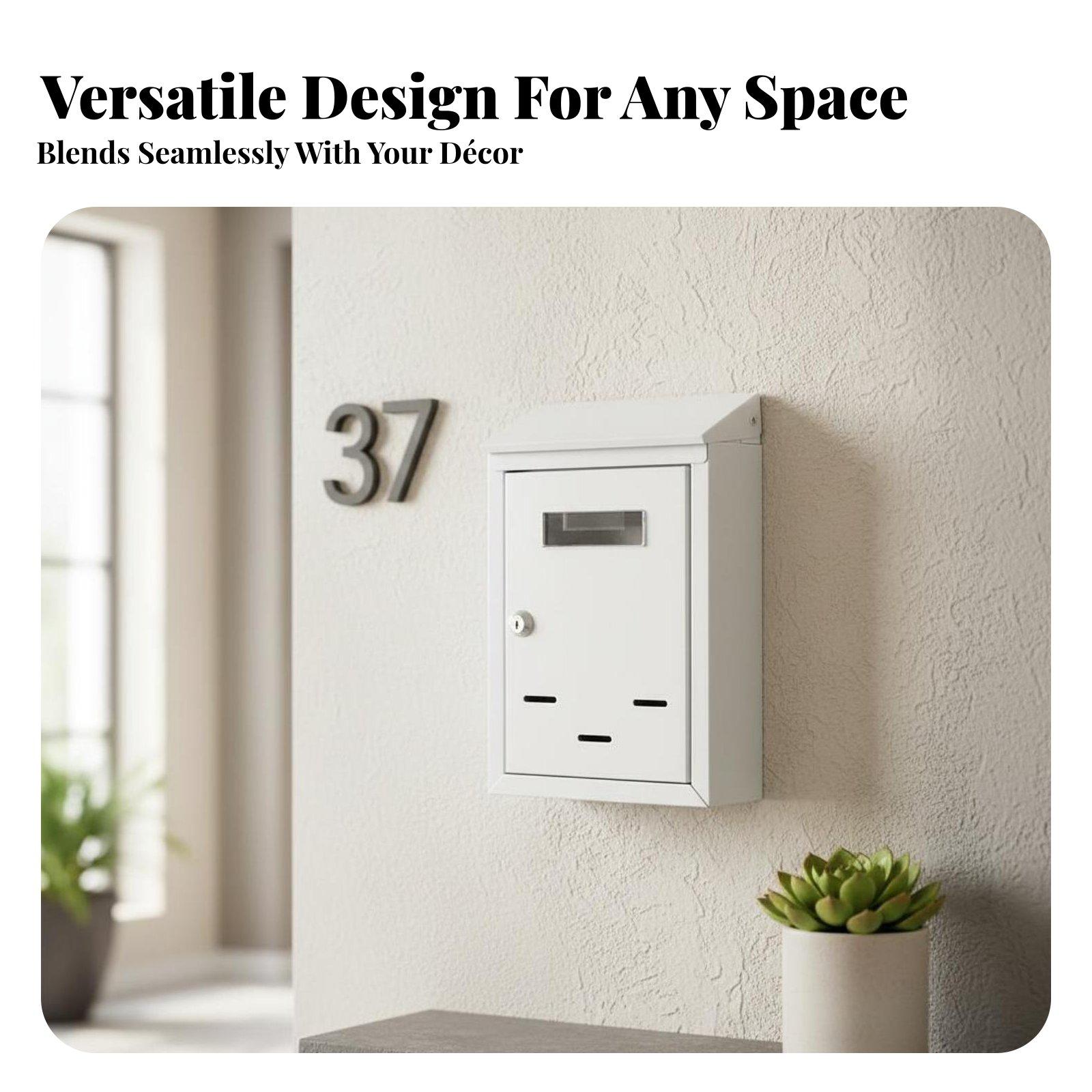 Wandmontierter Briefkasten für – Home Security Letters Bewertung und Preis