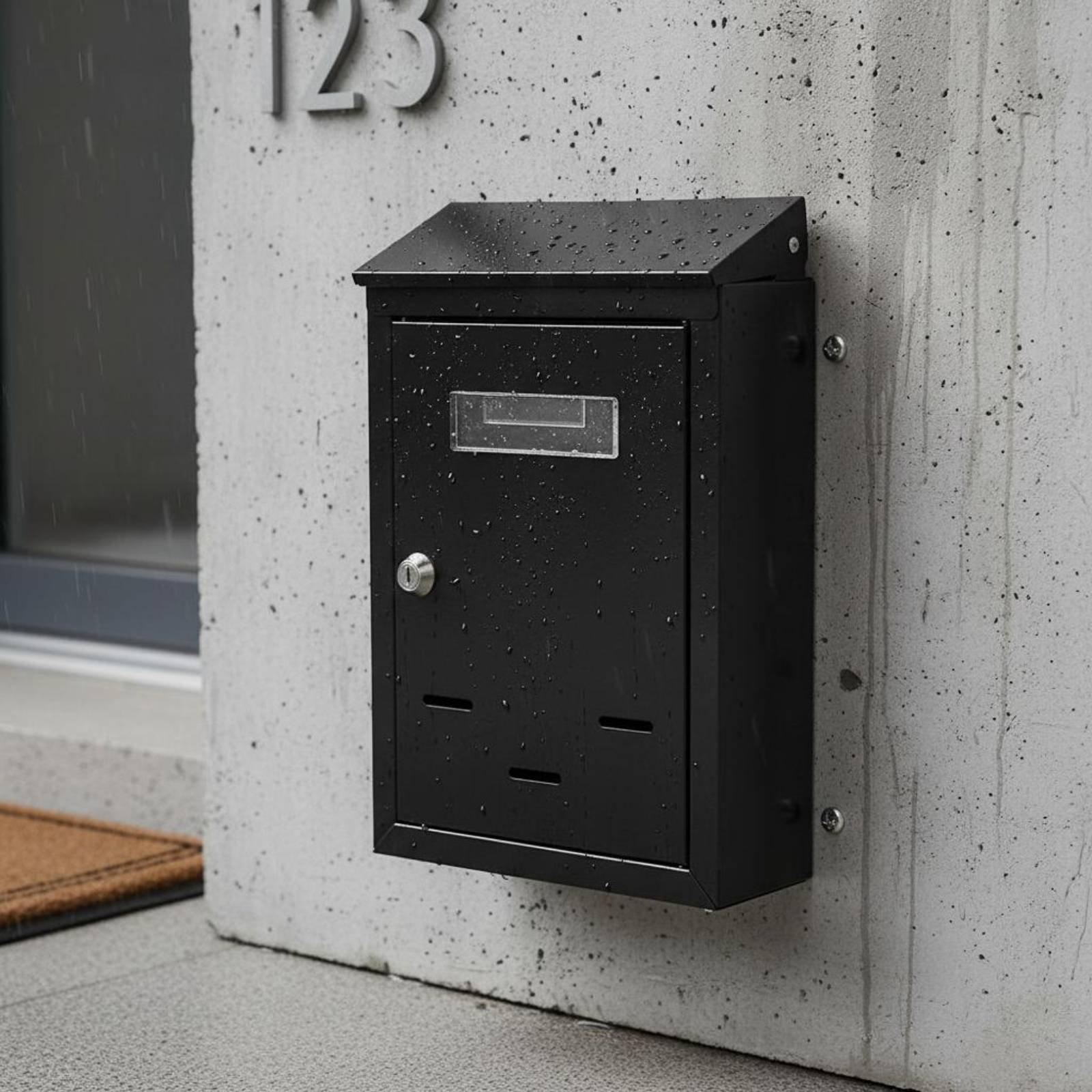 Wandmontierter Briefkasten für – Home Security Letters Bewertung und Preis
