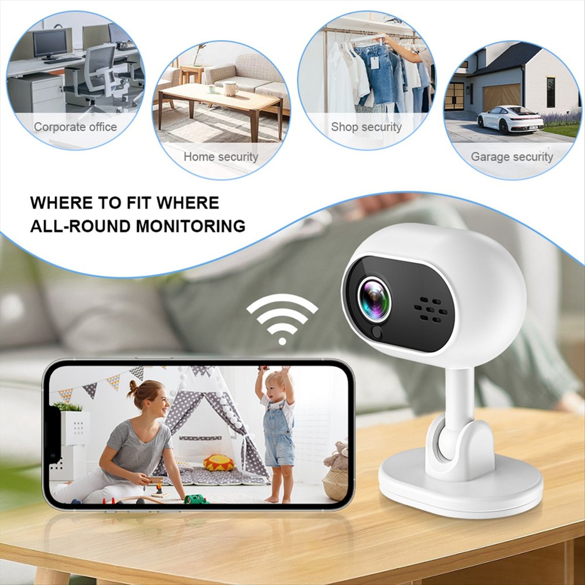 A4 1080P Smart Mini WLAN IP-Ka – Home Security Wireless Cameras Bewertung und Preis
