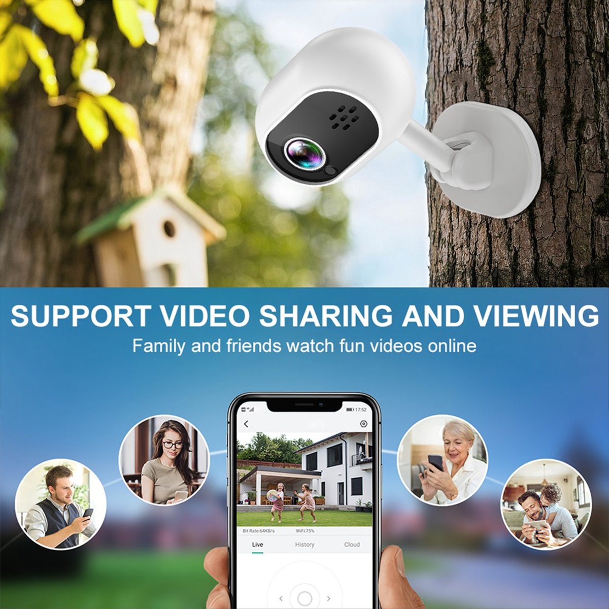 A4 1080P Smart Mini WLAN IP-Ka – Home Security Wireless Cameras Bewertung und Preis