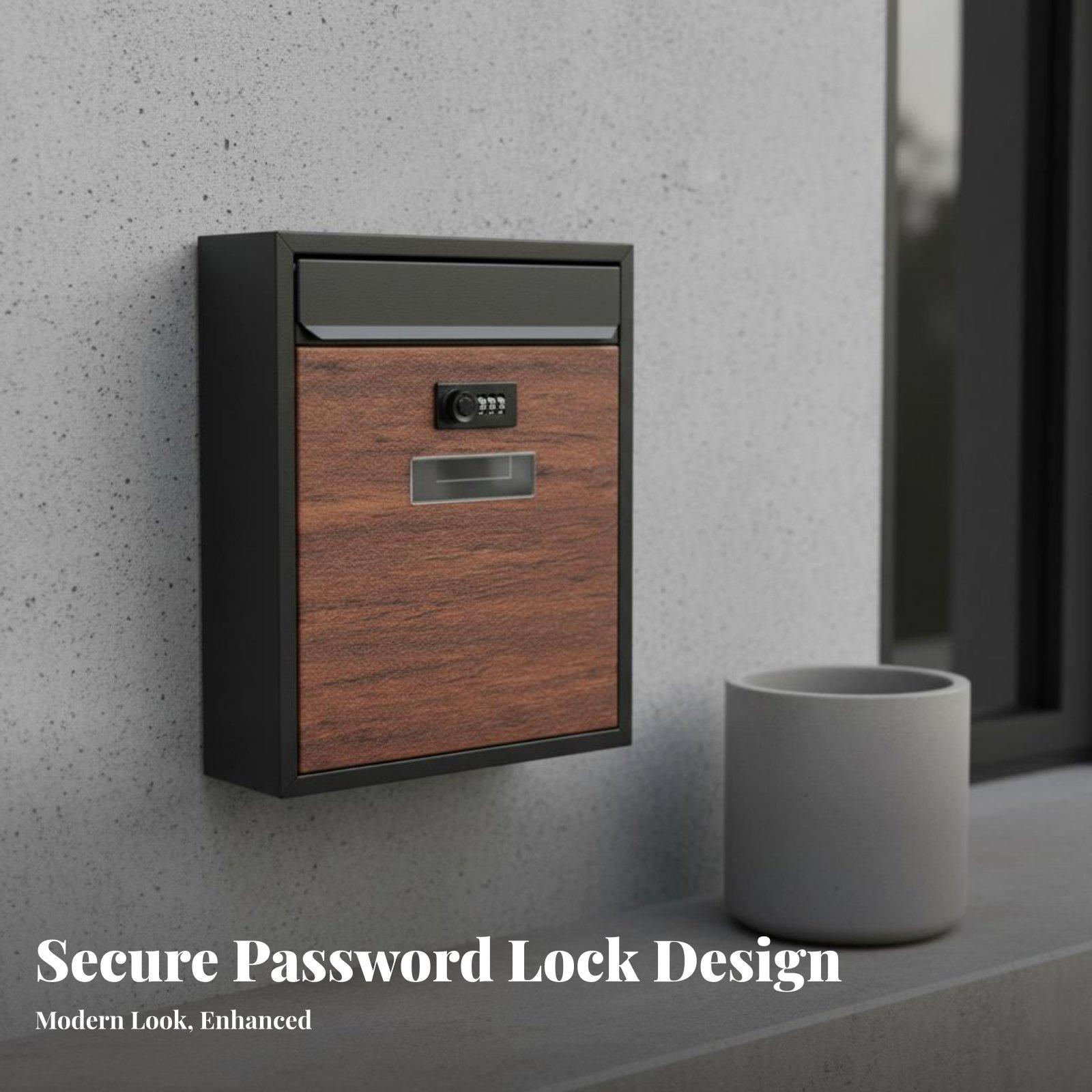 Eiserner Briefkasten mit Zahle – Home Security Letters Bewertung und Preis