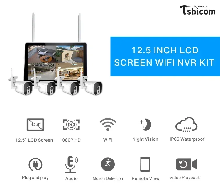 TUYA Smart Wi-Fi 4CH NVR Kit 1 – Home Security Wireless Cameras Bewertung und Preis
