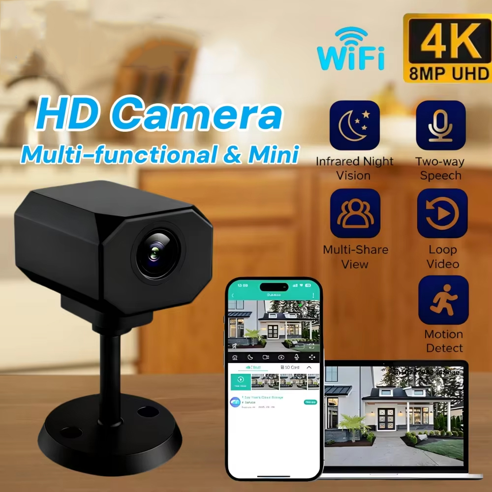 4K HD WiFi-Überwachungskamera  – Home Security Features Bewertung und Preis