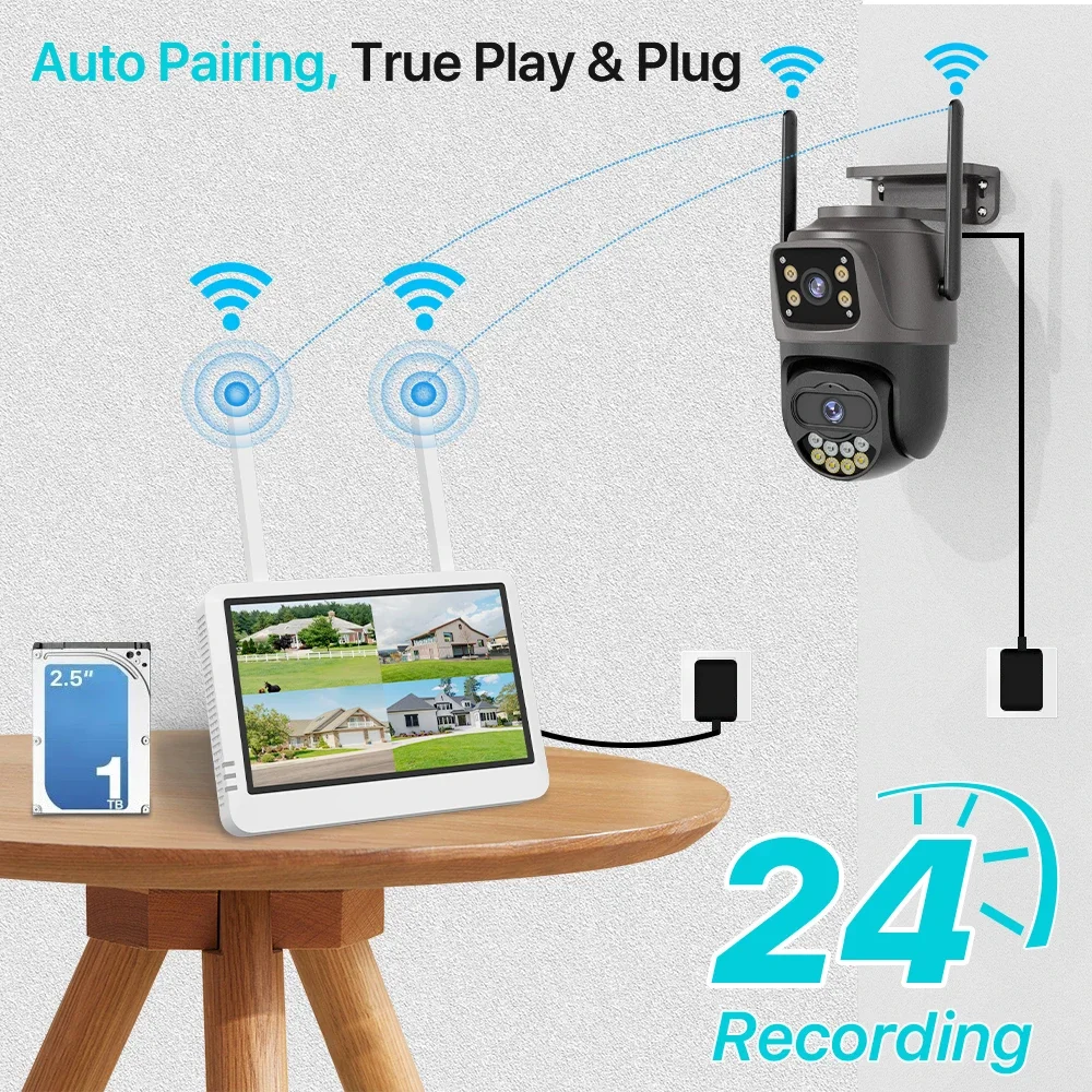 5MP WiFi Sicherheits-8-Kanal-N – Home Security Wireless Cameras Bewertung und Preis