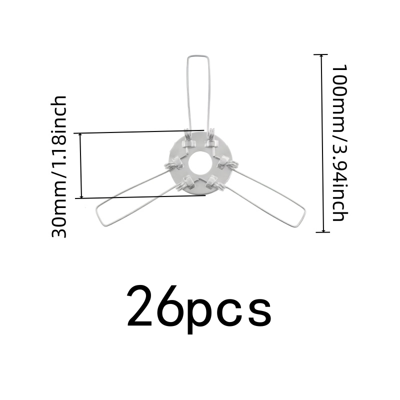 26 Stück 100-mm-Gabel-Lampenfe – Home Security Firms Bewertung und Preis