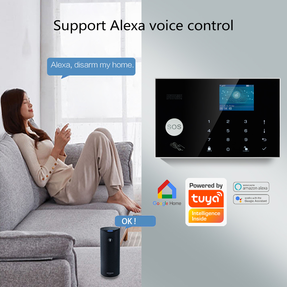 Drahtloses WLAN-GSM-Hausalarms – Home Zone Security App Bewertung und Preis