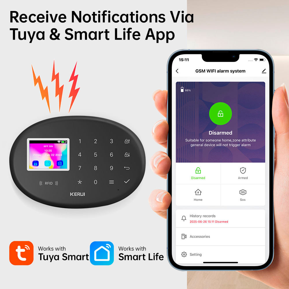 KERUI Alarm Sicherheitssystem  – Home Zone Security App Bewertung und Preis