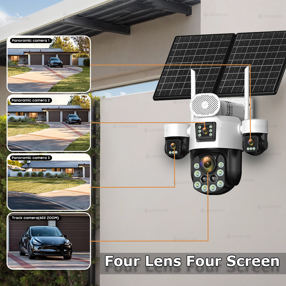 4-Linsen-Outdoor-360-Grad-Kame – Home Security Upgrades Bewertung und Preis