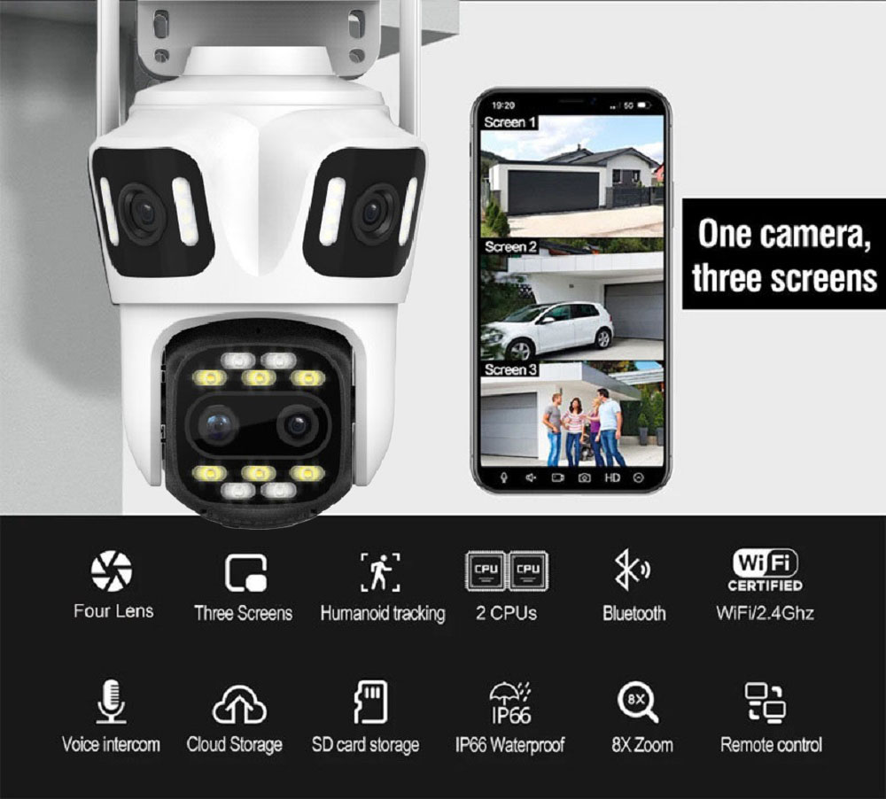 Uzoom 10K 16MP Outdoor PTZ WIF – Home Security Ai Bewertung und Preis