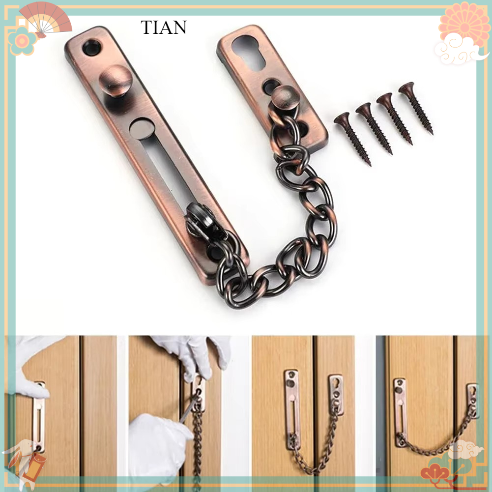 Türkette mit Schloss, Türriege – Door Chain Guard Bewertung und Preis