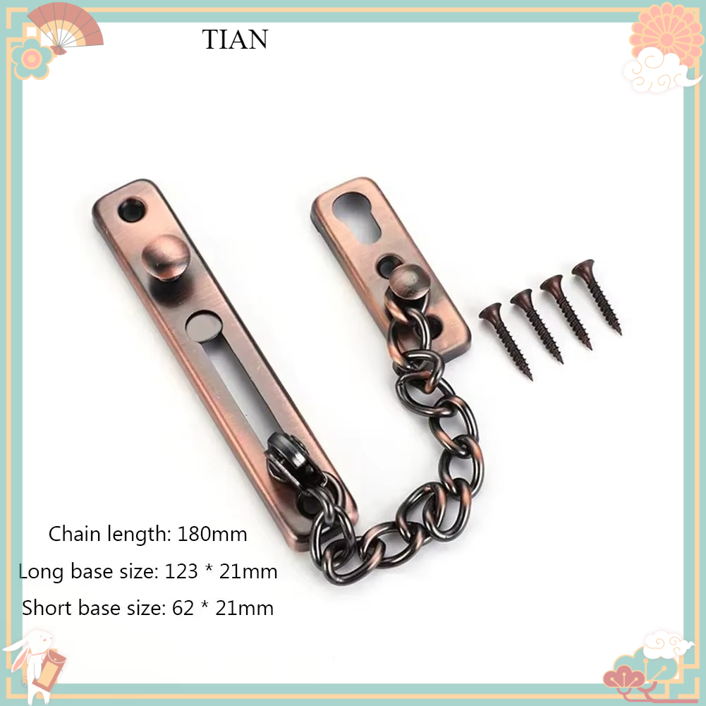 Türkette mit Schloss, Türriege – Door Chain Guard Bewertung und Preis