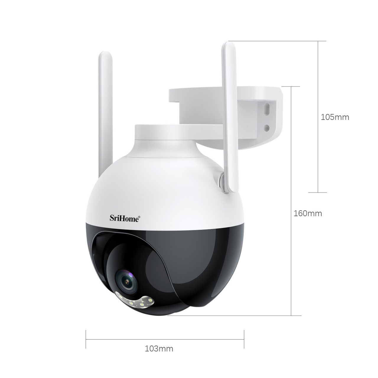 Srihome SH045 2MP 1080P Vollfa – Home Security Ai Bewertung und Preis