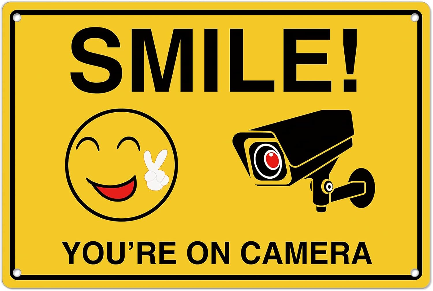 Smile Youre On Kameraschilder; – Home Security Upgrades Bewertung und Preis