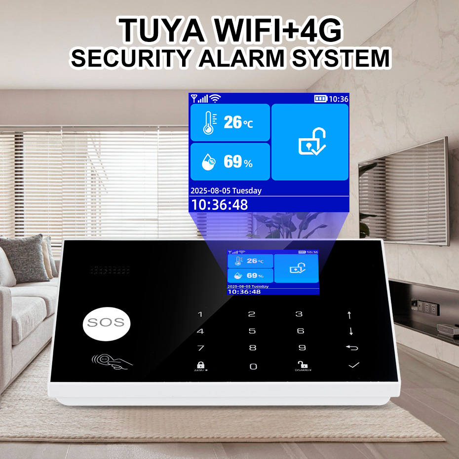 KERUI 4G-Alarmsystem mit kabel – Home Zone Security App Bewertung und Preis