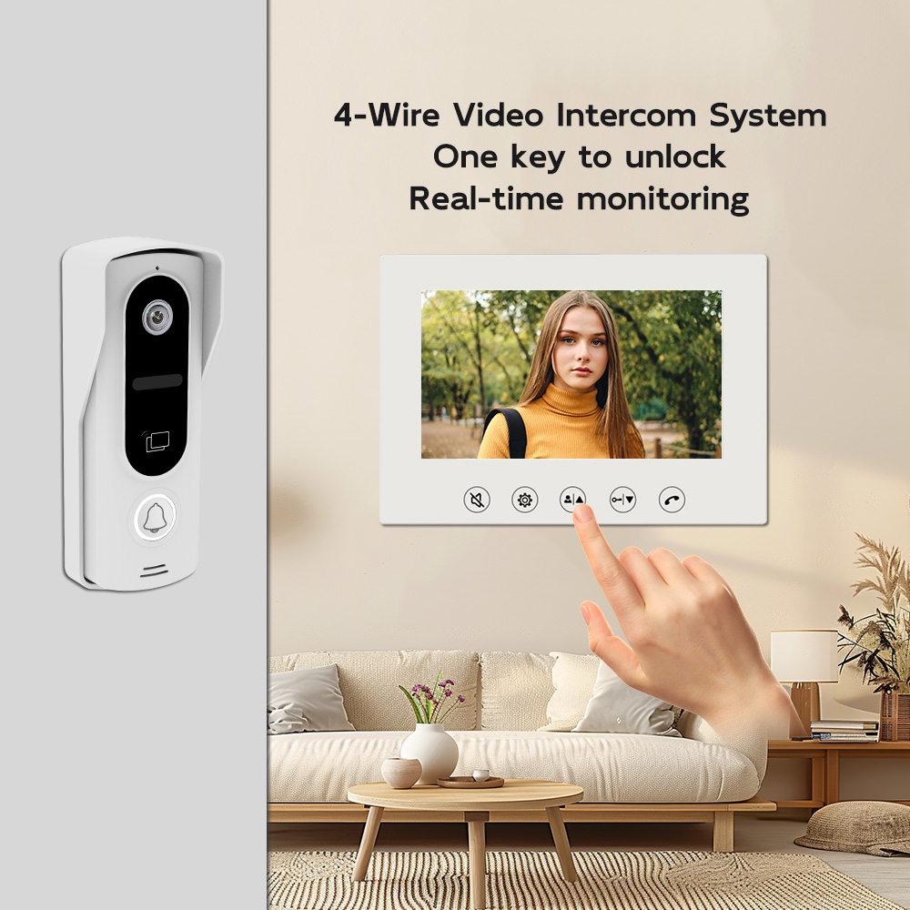 HD-Video-Gegensprechanlage mit – Home Security Cameras Uk Bewertung und Preis
