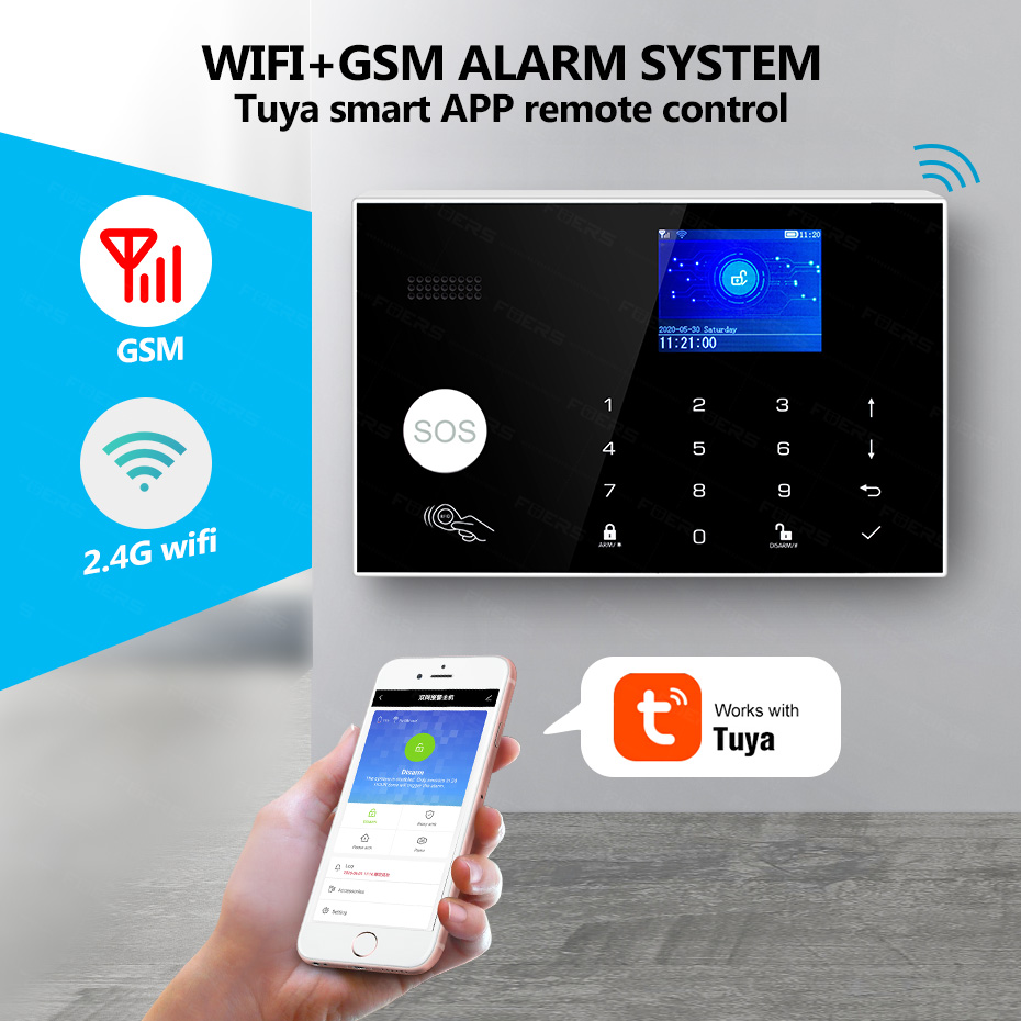 KERUI G30 Alarmsystem für Zuha – Keypad Alarm Panel Bewertung und Preis