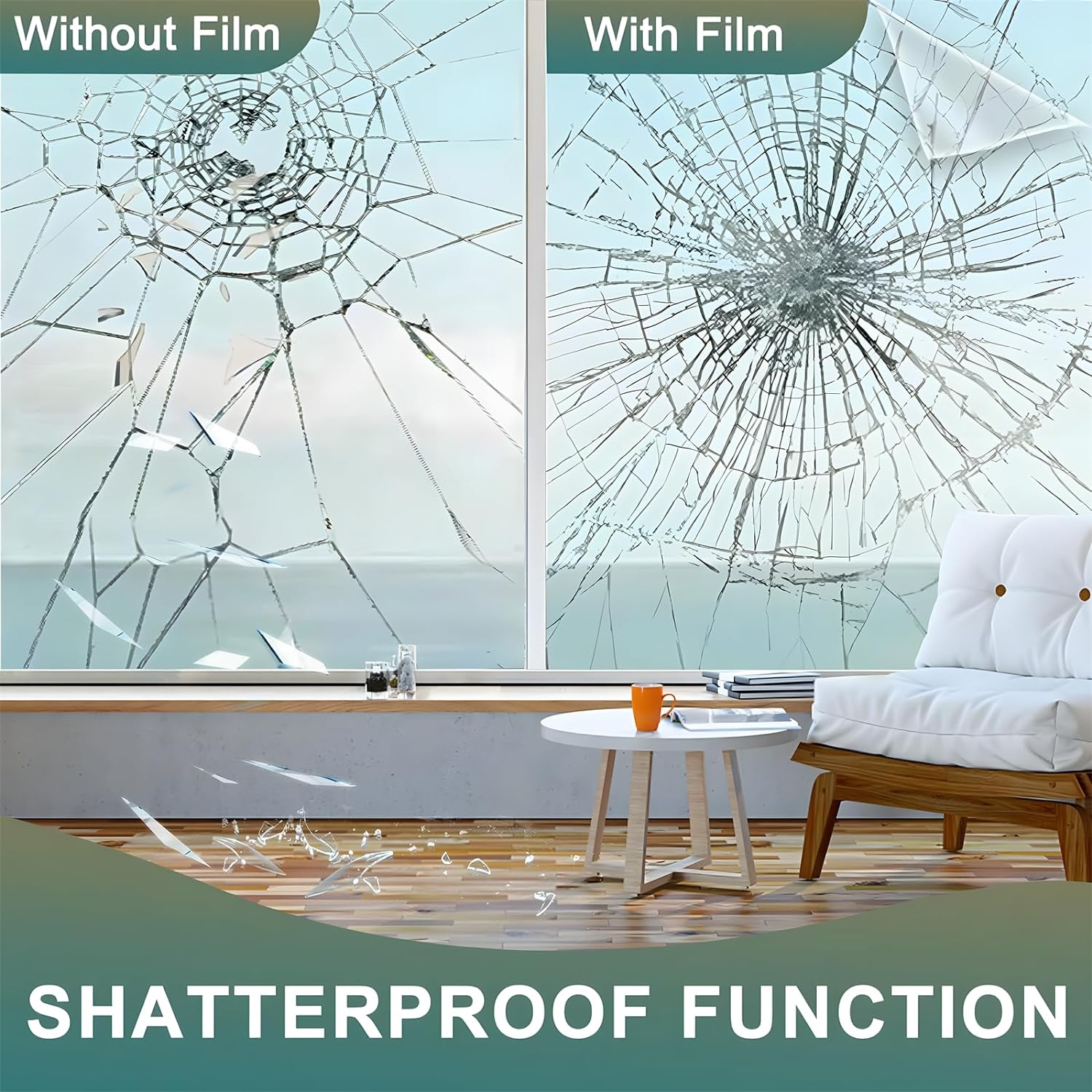 Klare Sicherheits- und Sicherh – Home Security Film For Windows Bewertung und Preis