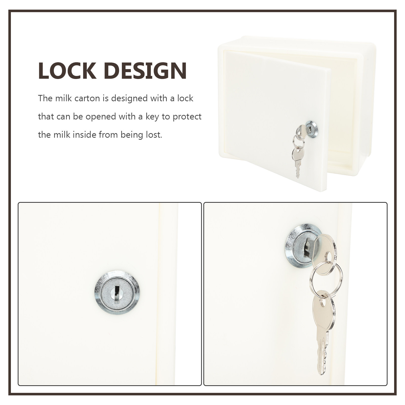 Wandmontierter Kunststoff-Milc – Home Security Letters Bewertung und Preis