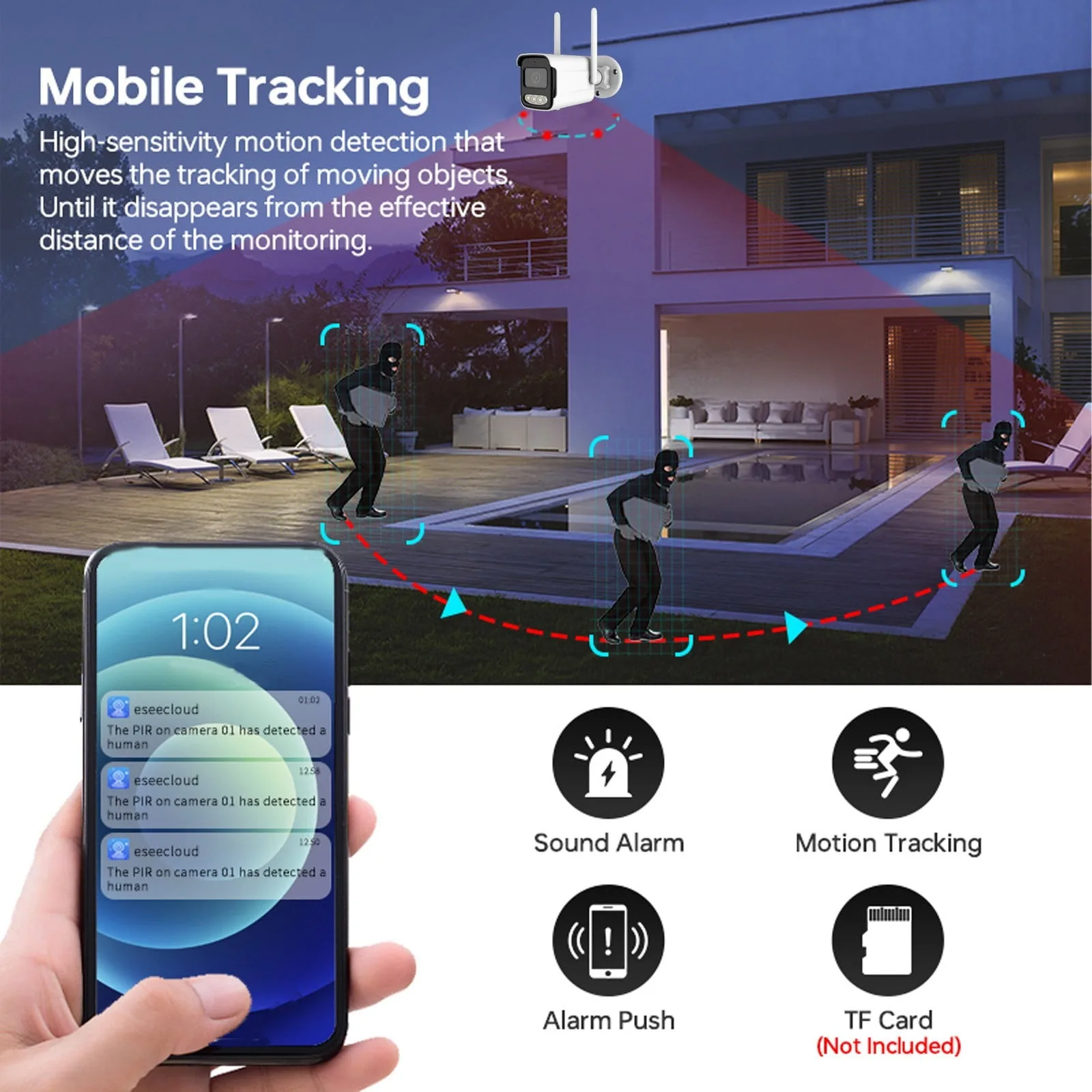 Tuya Wifi IP Kamera Drahtlose  – Home Security Ai Bewertung und Preis