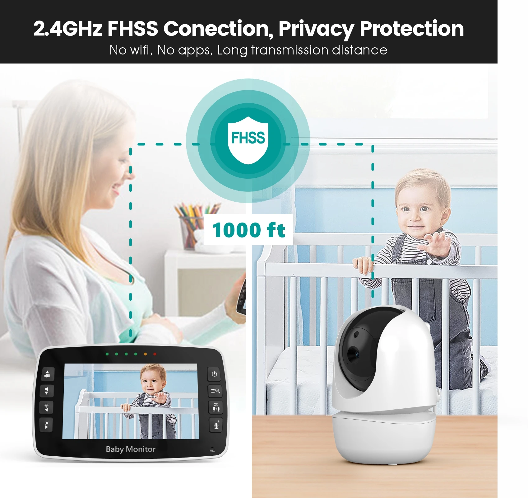 SM43A Baby Monitor Sicherheit  – Home Security Cameras Uk Bewertung und Preis