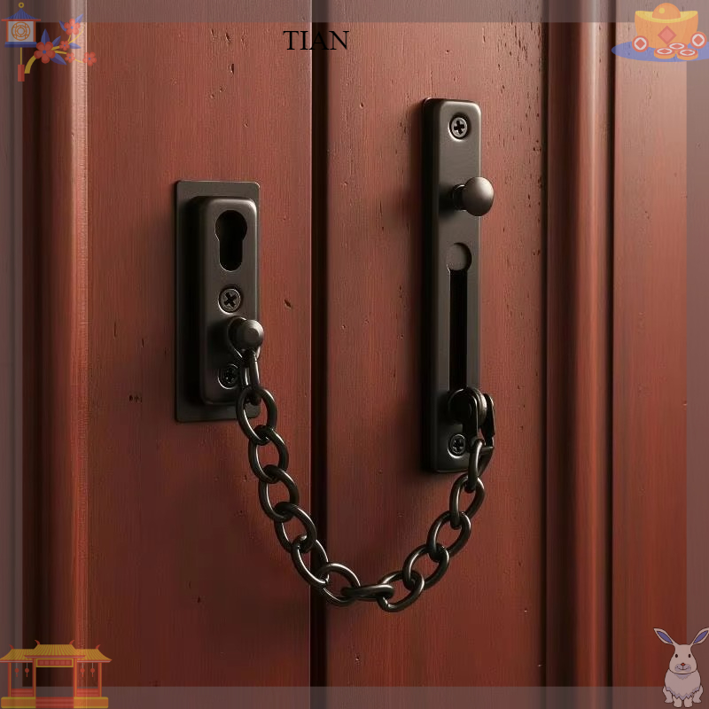 Türkette mit Schloss, Türriege – Door Chain Guard Bewertung und Preis