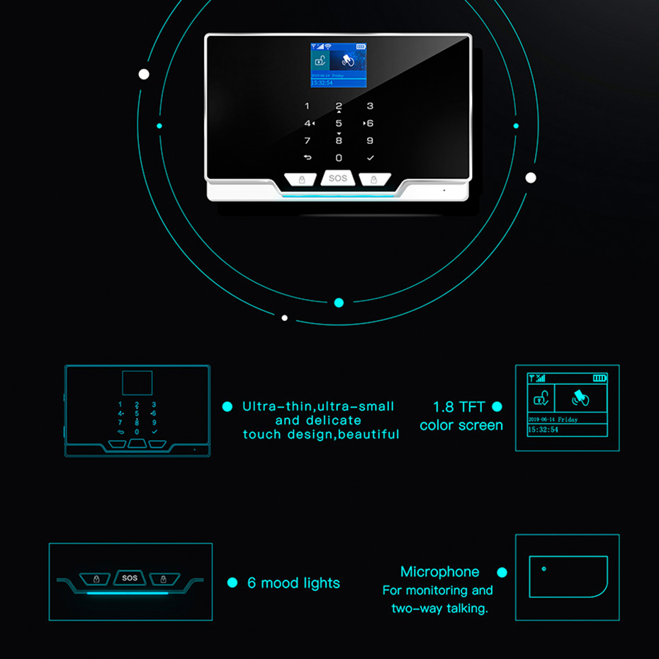 KERUI G20 WIFI GSM Alarm Panel – Keypad Alarm Panel Bewertung und Preis